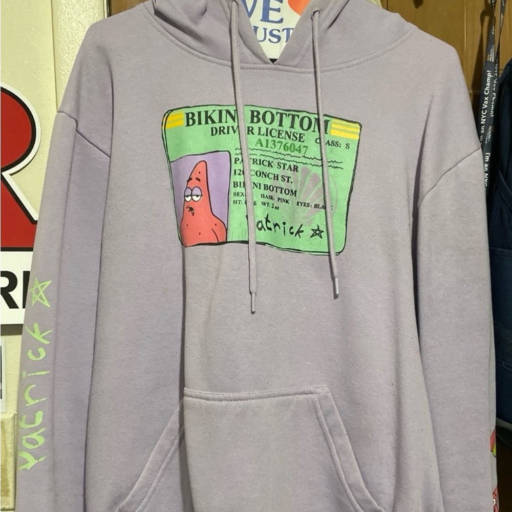 Patrick Star Purple Hoodie